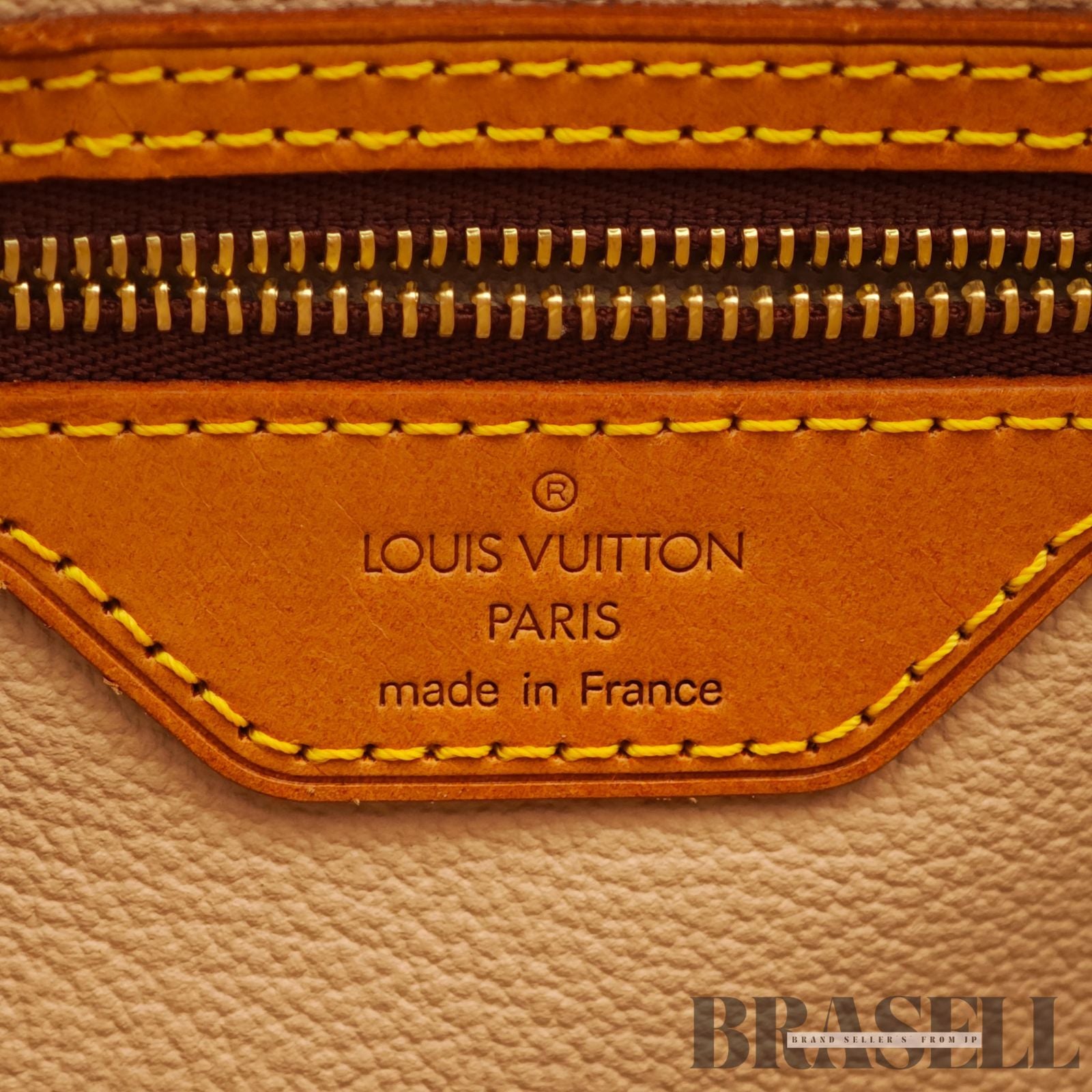 LOUIS VUITTON Monogram Bucket GM M42236 Tote Bucket Bag Brown 【ImportFeeFREE】