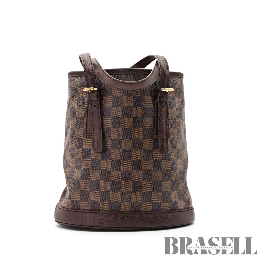 LOUIS VUITTON Damier Mare N42240 Bucket Tote Bag Brown【ImportFeeFREE】