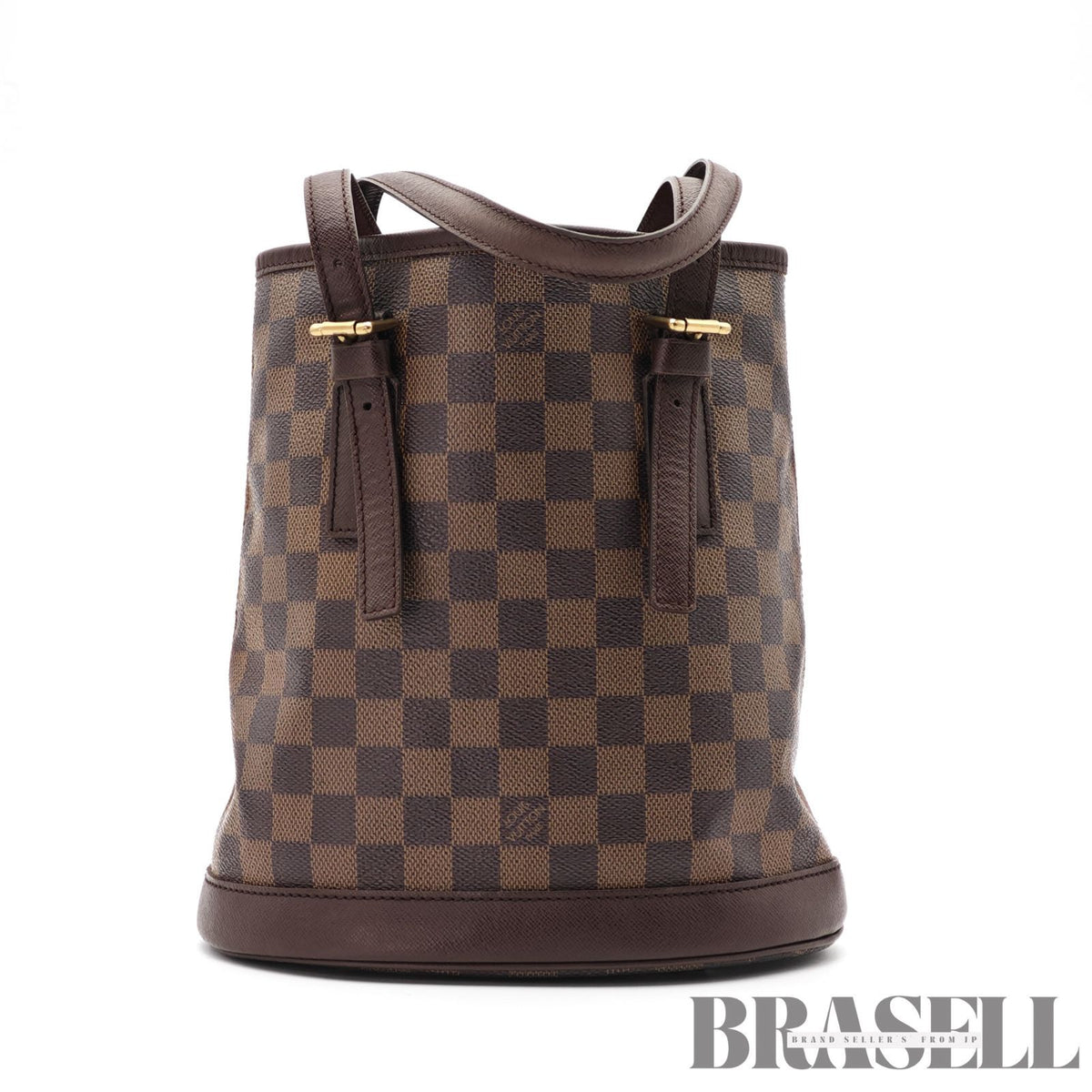 LOUIS VUITTON Damier Mare N42240 Bucket Tote Bag Brown【ImportFeeFREE】