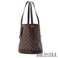 LOUIS VUITTON Damier Mare N42240 Bucket Tote Bag Brown【ImportFeeFREE】