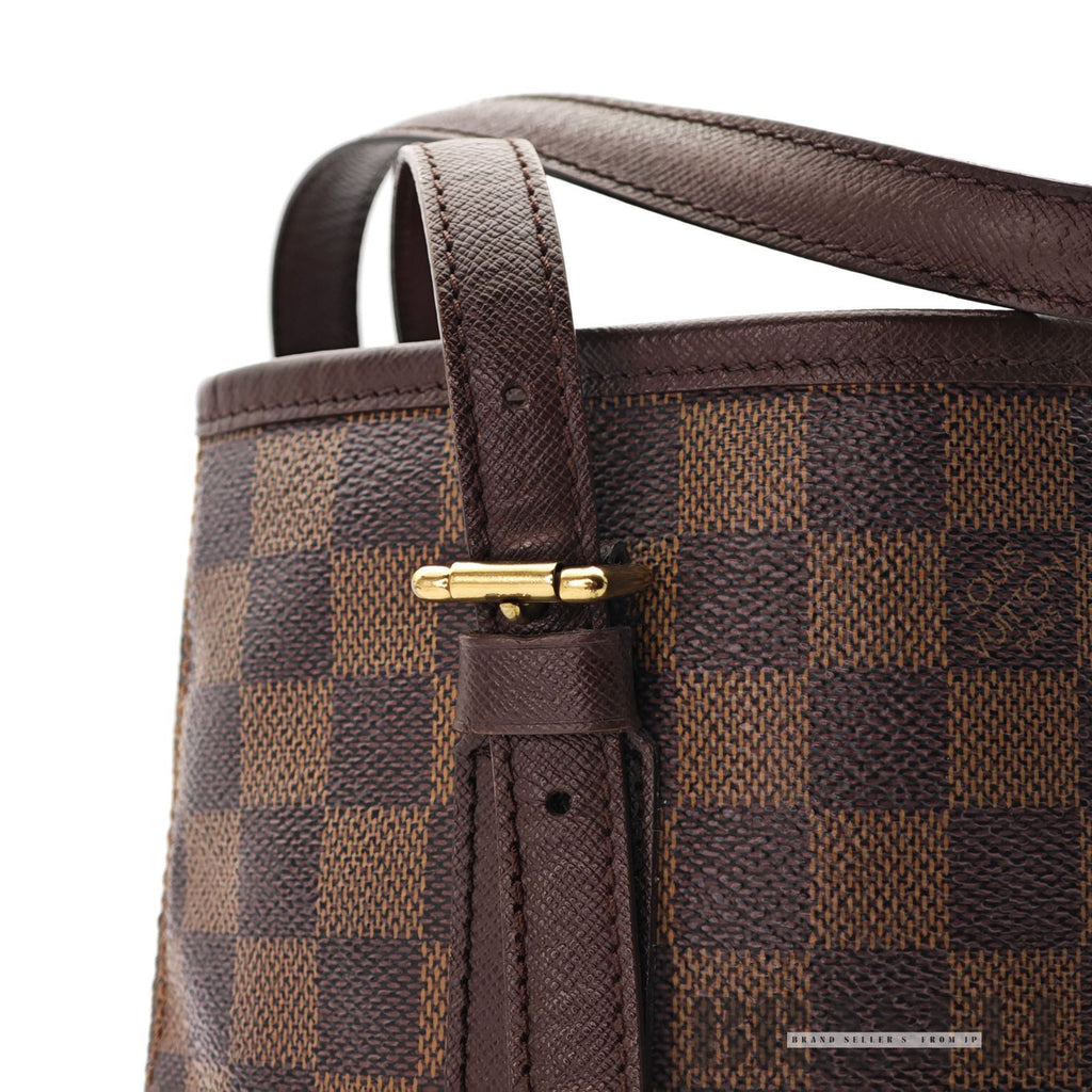 LOUIS VUITTON Damier Mare N42240 Bucket Tote Bag Brown【ImportFeeFREE】