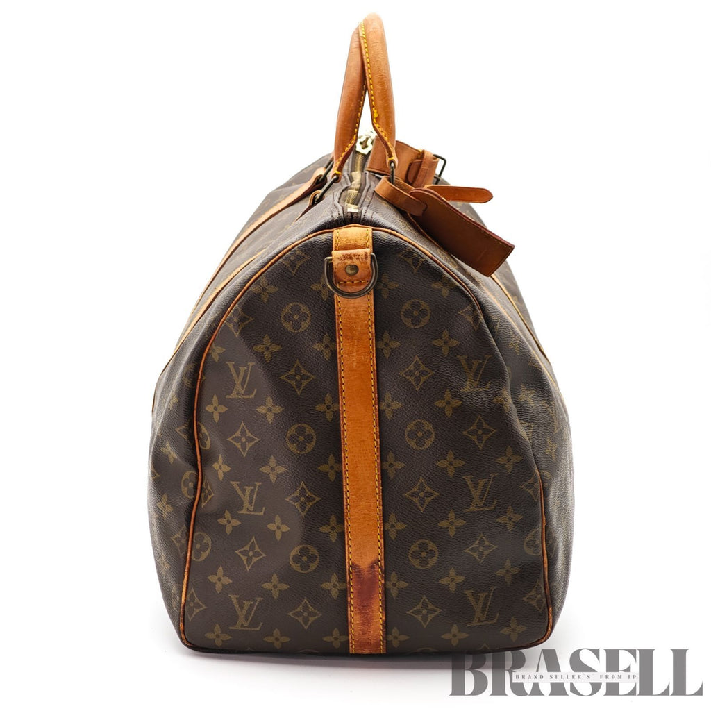 LOUIS VUITTON Keepall Bandouliere 55 M41414 Hand Bag Monogram 【ImportFeeFREE】