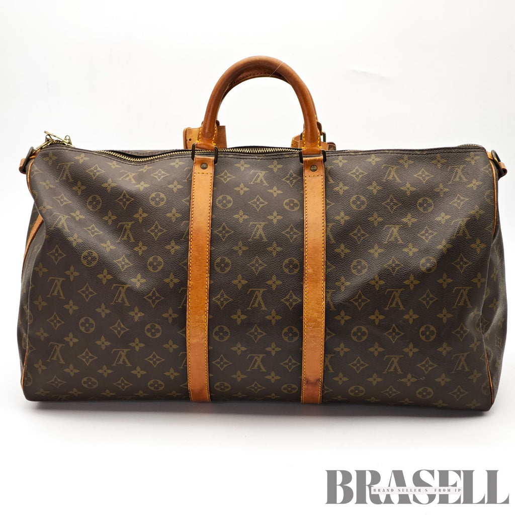 LOUIS VUITTON Keepall Bandouliere 55 M41414 Hand Bag Monogram 【ImportFeeFREE】