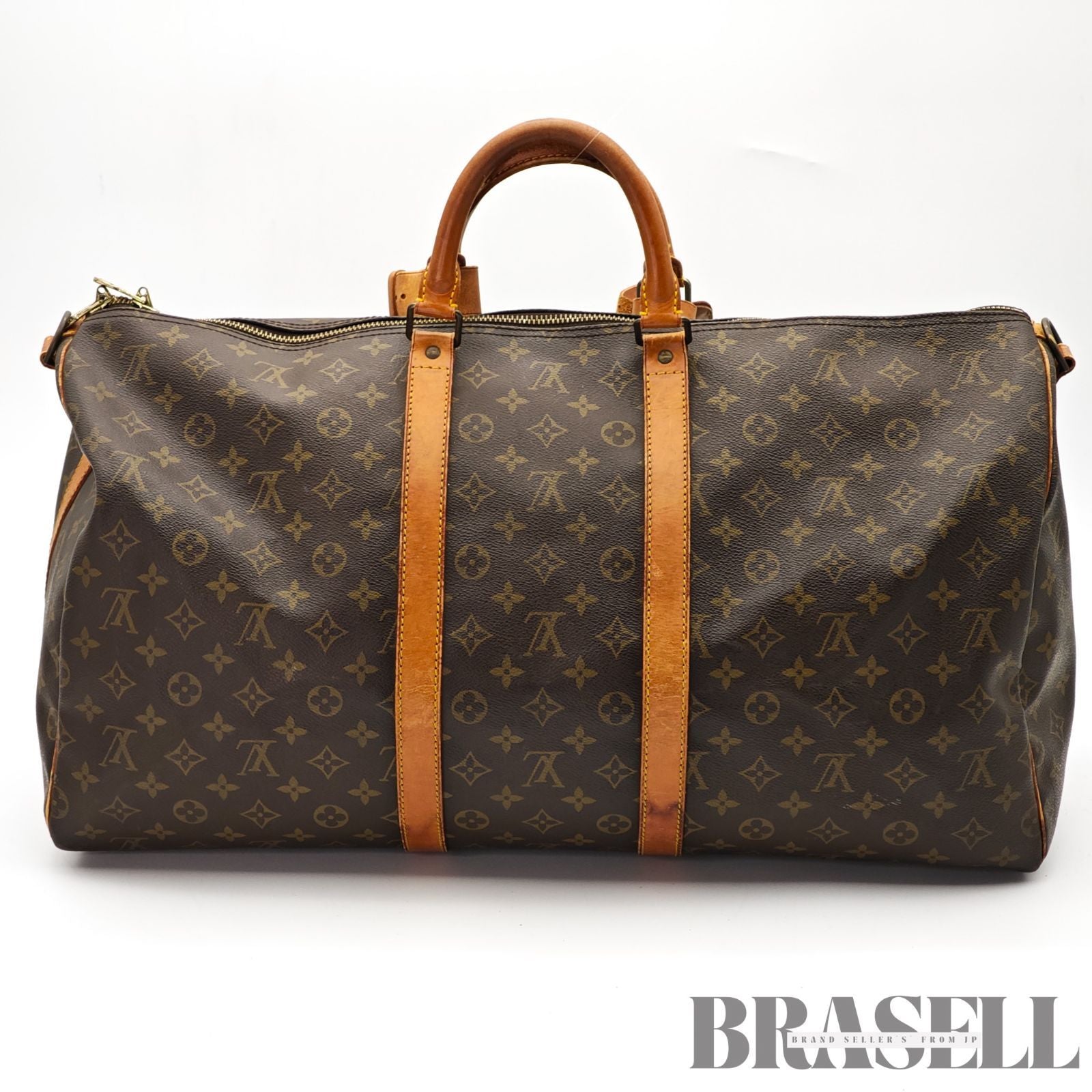 LOUIS VUITTON Keepall Bandouliere 55 M41414 Hand Bag Monogram 【ImportFeeFREE】