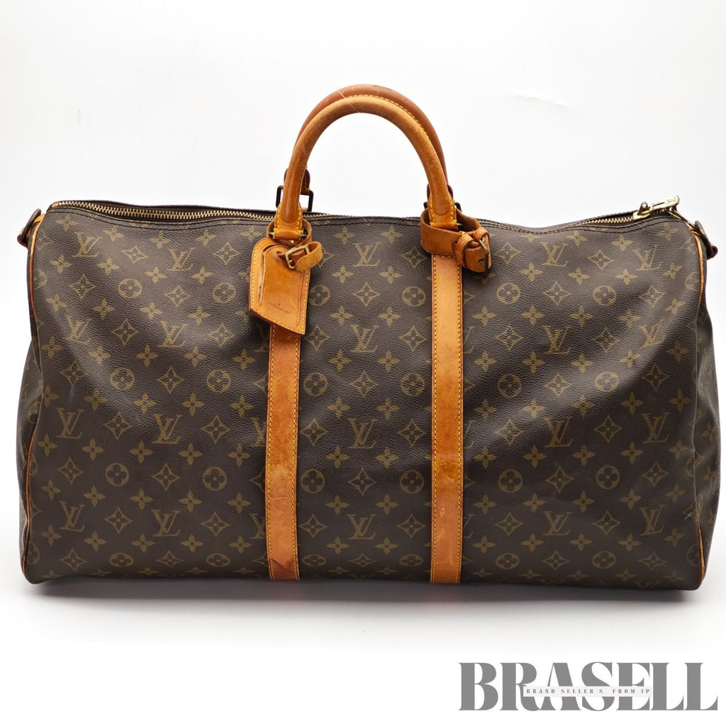 LOUIS VUITTON Keepall Bandouliere 55 M41414 Hand Bag Monogram 【ImportFeeFREE】