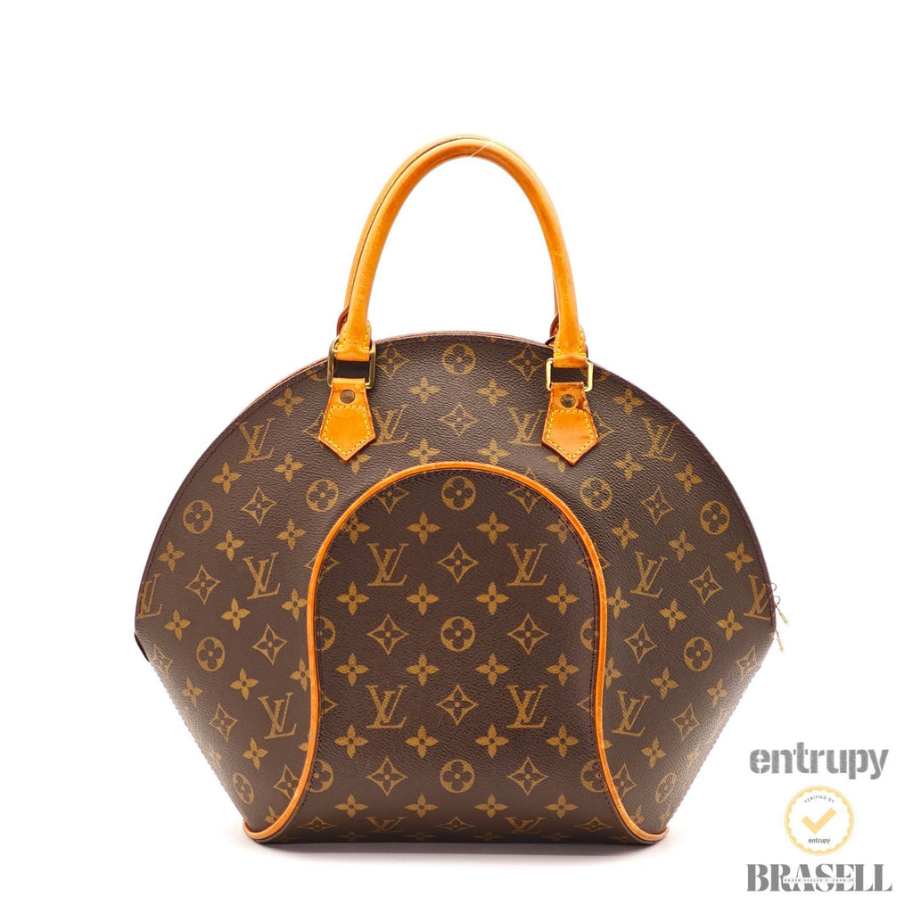 LOUIS VUITTON Ellipse MM M51126 Hand Bag Monogram Canvas Brown 【ImportFeeFREE】