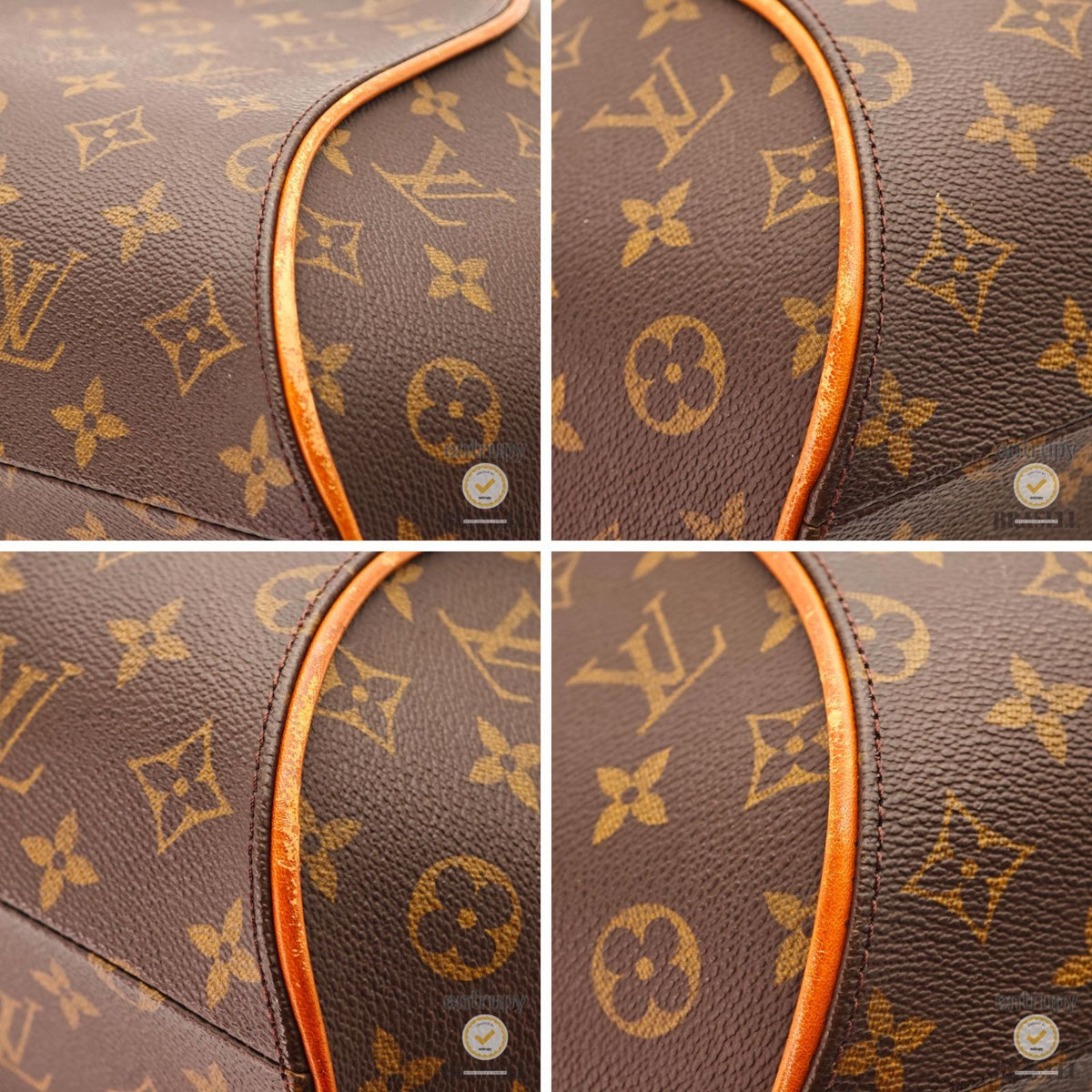 LOUIS VUITTON Ellipse MM M51126 Hand Bag Monogram Canvas Brown 【ImportFeeFREE】