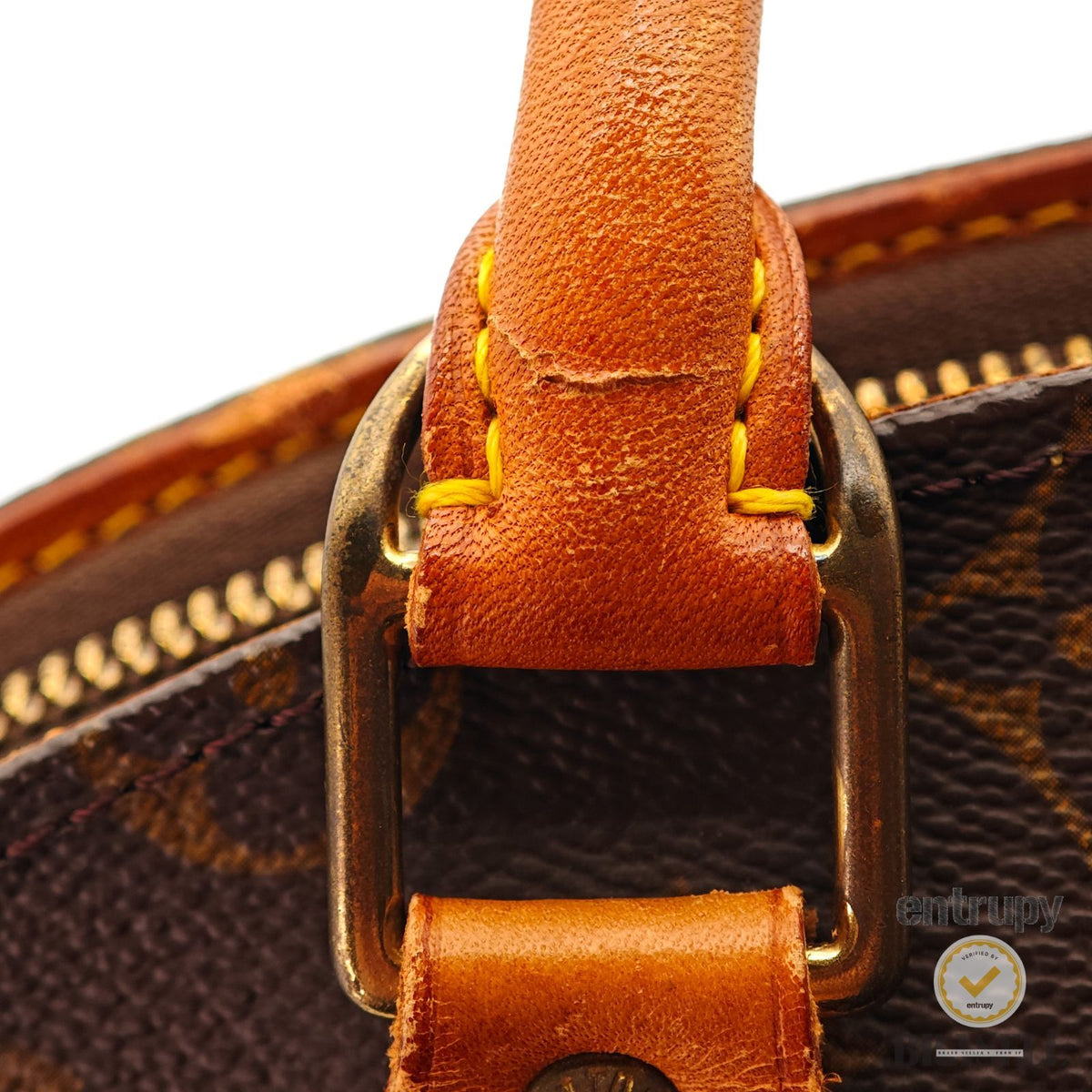 LOUIS VUITTON Ellipse MM M51126 Hand Bag Monogram Canvas Brown 【ImportFeeFREE】