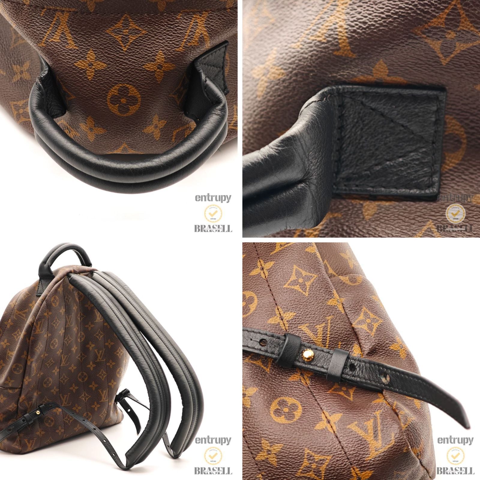 LOUIS VUITTON Palm Springs Backpack MM M41561 Monogram Brown 【ImportFeeFREE】