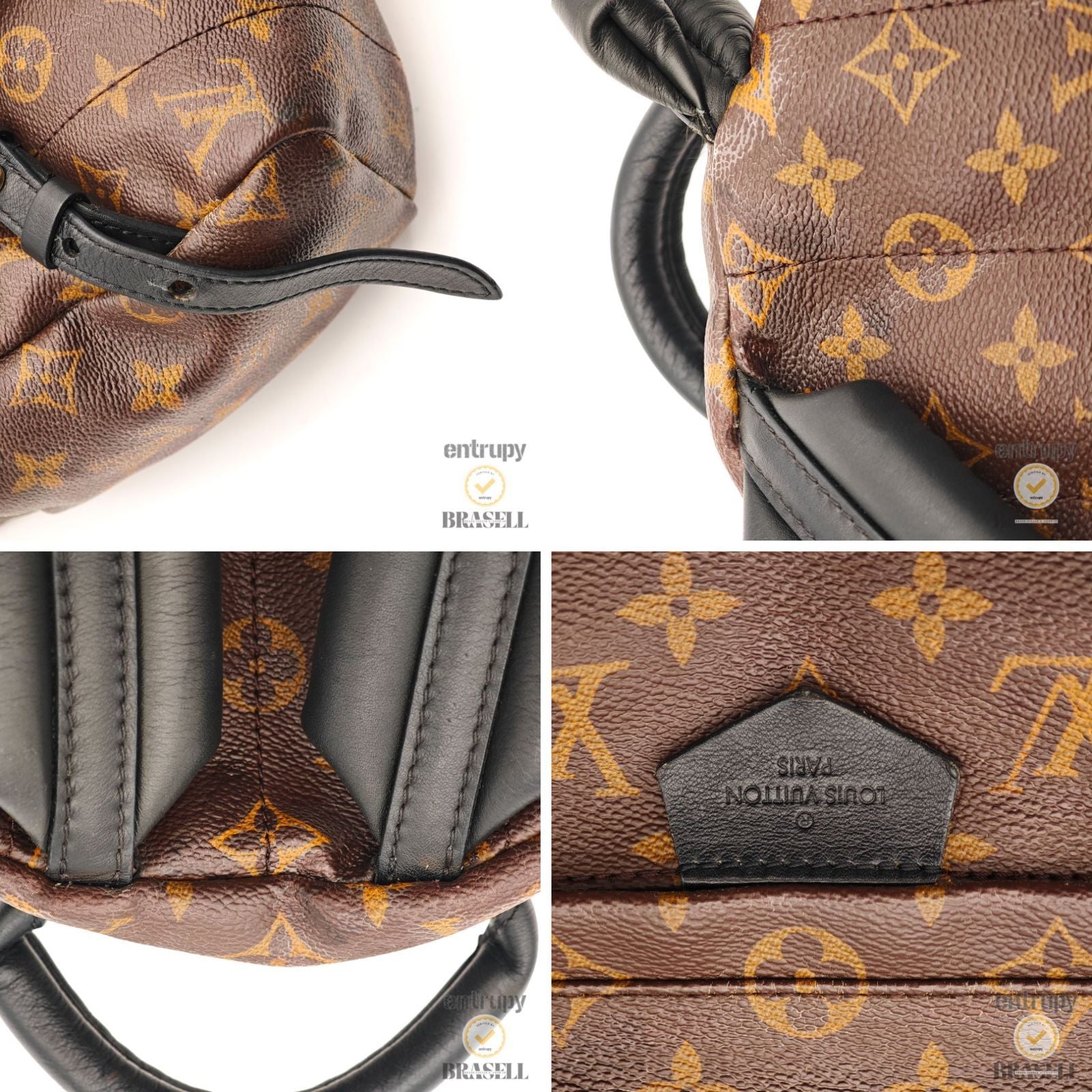 LOUIS VUITTON Palm Springs Backpack MM M41561 Monogram Brown 【ImportFeeFREE】
