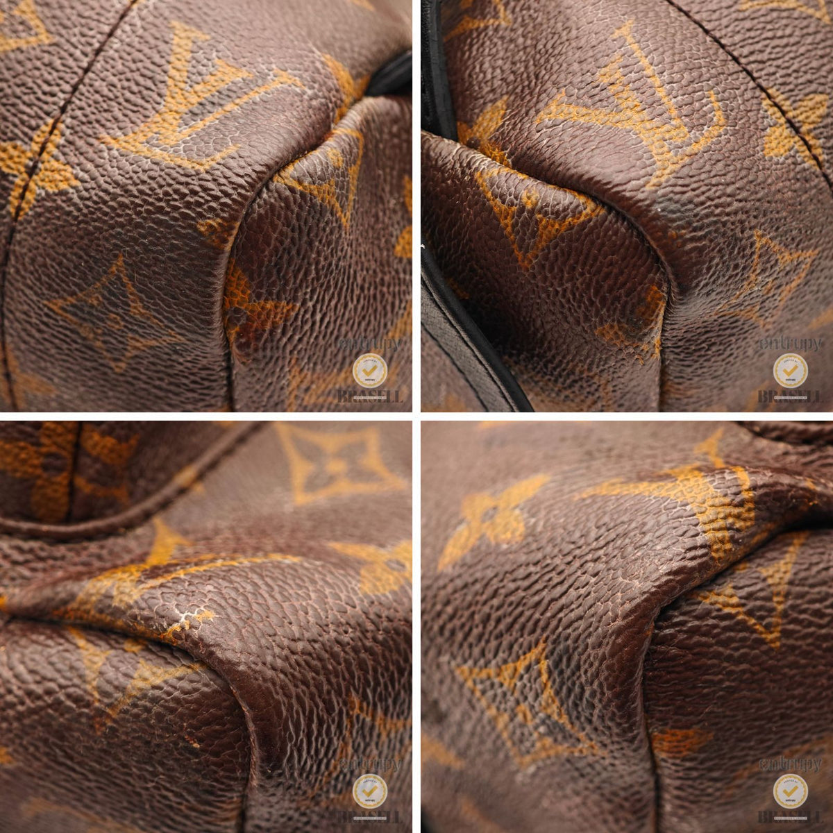 LOUIS VUITTON Palm Springs Backpack MM M41561 Monogram Brown 【ImportFeeFREE】