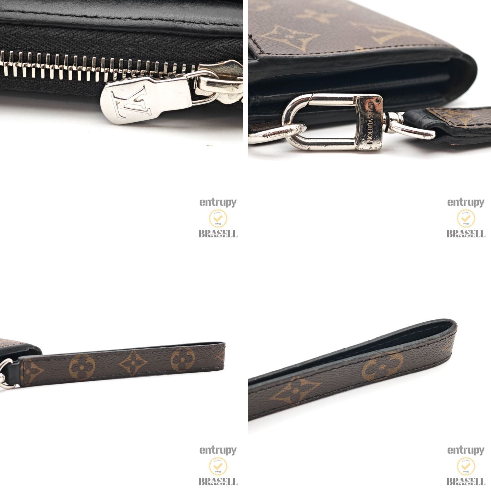LOUIS VUITTON Macassar Zippy Dragonne M69407 Long Wallet Brown 【ImportFeeFREE】