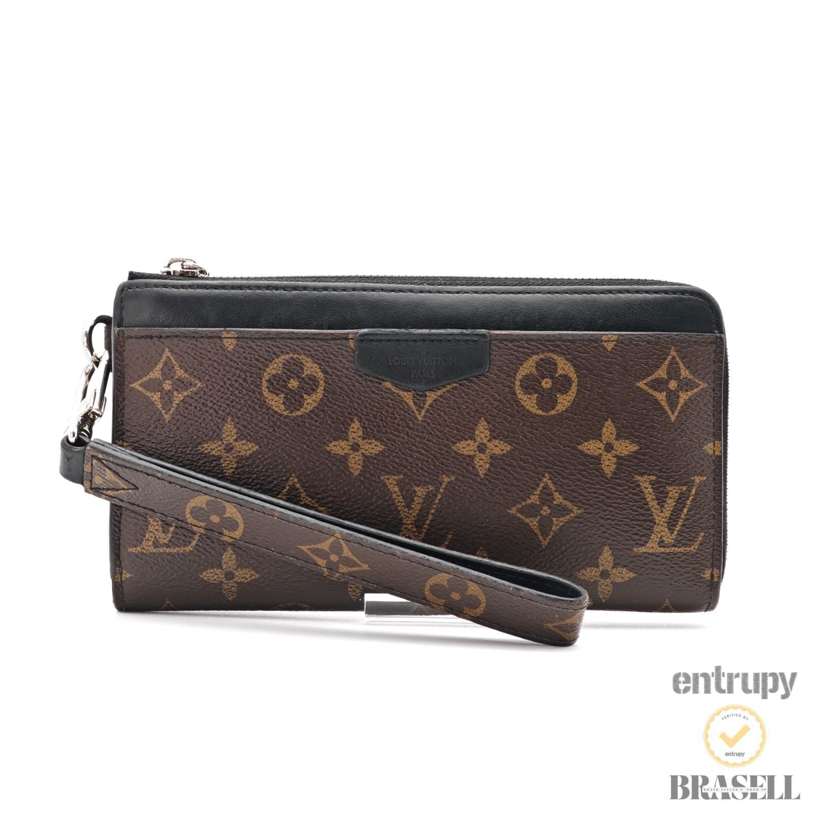 LOUIS VUITTON Macassar Zippy Dragonne M69407 Long Wallet Brown 【ImportFeeFREE】