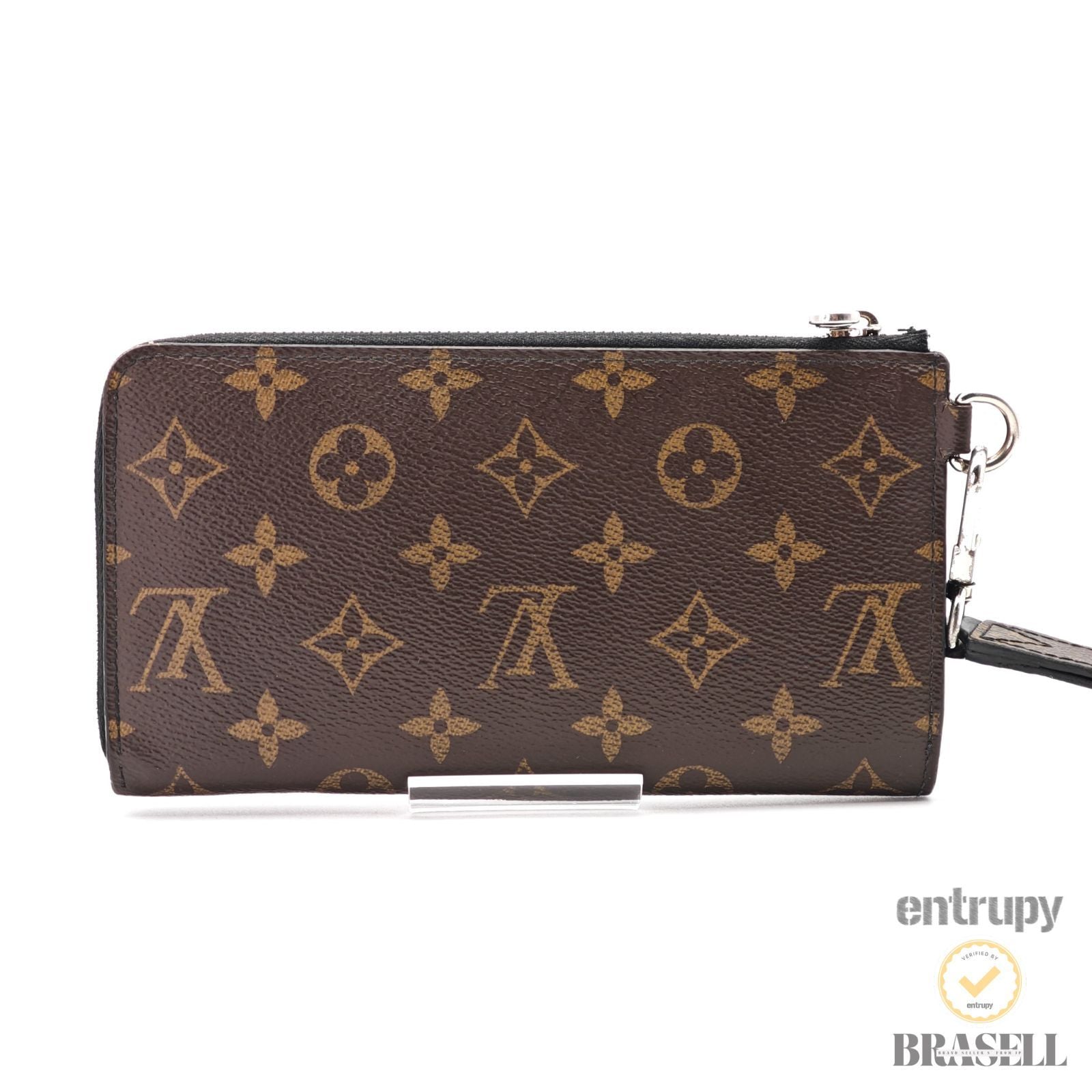 LOUIS VUITTON Macassar Zippy Dragonne M69407 Long Wallet Brown 【ImportFeeFREE】