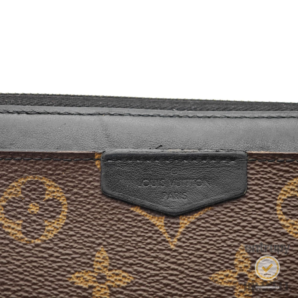 LOUIS VUITTON Macassar Zippy Dragonne M69407 Long Wallet Brown 【ImportFeeFREE】