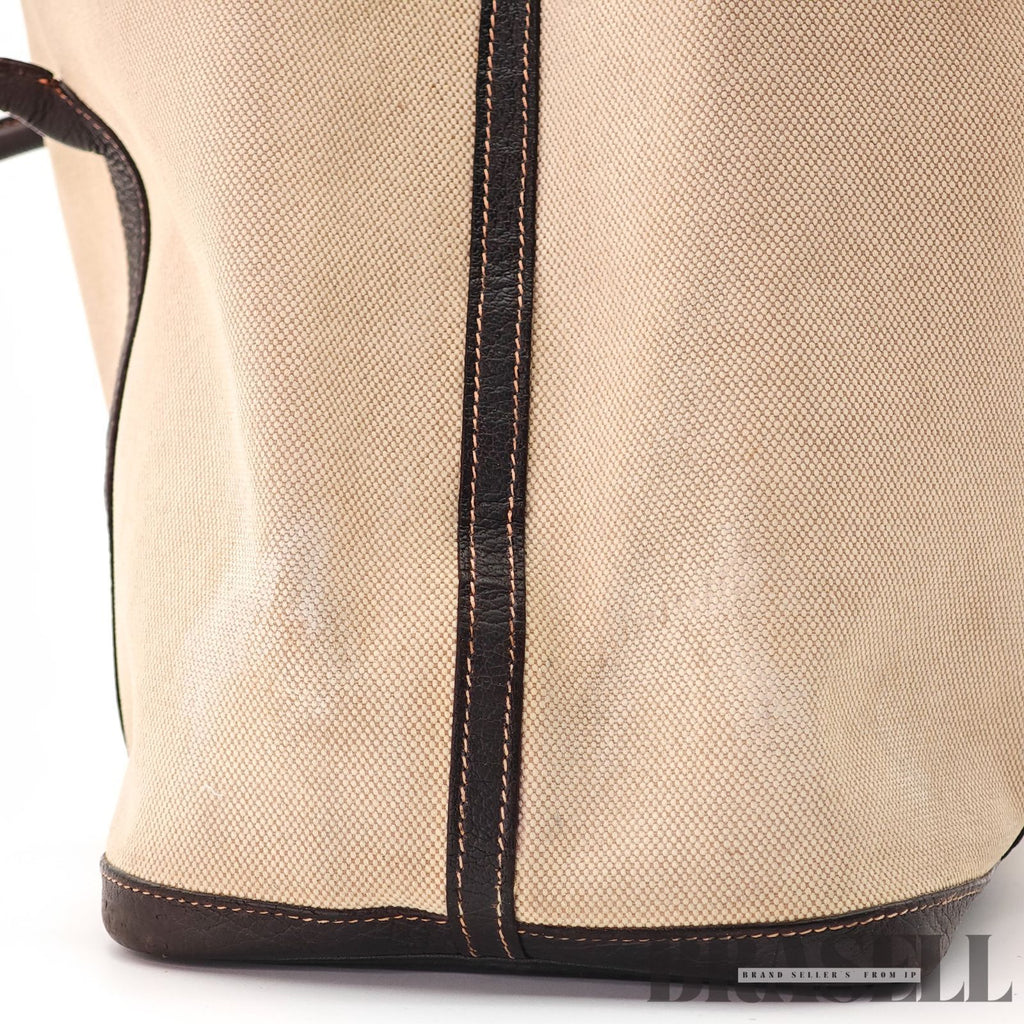 HERMES Garden Party PM Tote Bag White Women's Men's【ImportFeeFREE】