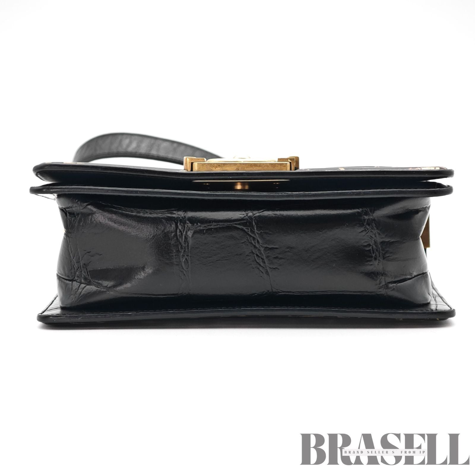 CHANEL Boy Chanel Graffiti Flap Shoulder Bag Black 【ImportFeeFREE】