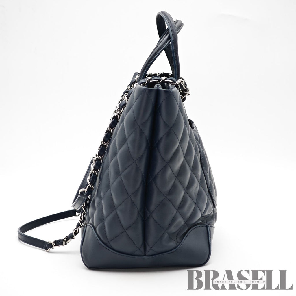 CHANEL Matelasse 2way Chain Shoulder Bag Tote Bag Lambskin 【ImportFeeFREE】
