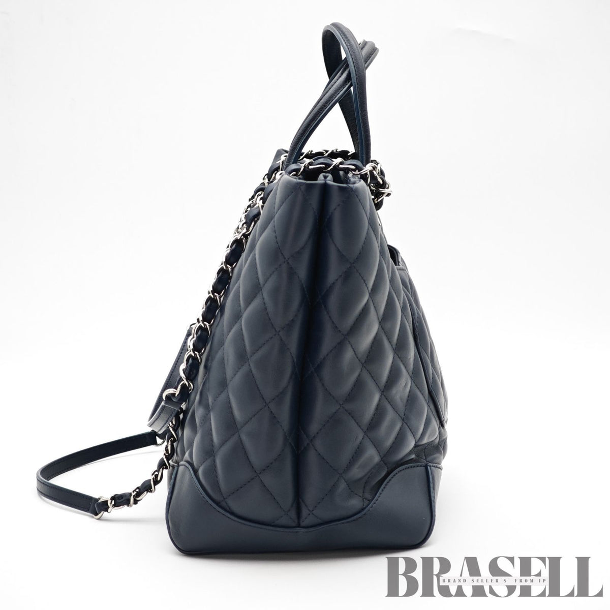 CHANEL Matelasse 2way Chain Shoulder Bag Tote Bag Lambskin 【ImportFeeFREE】