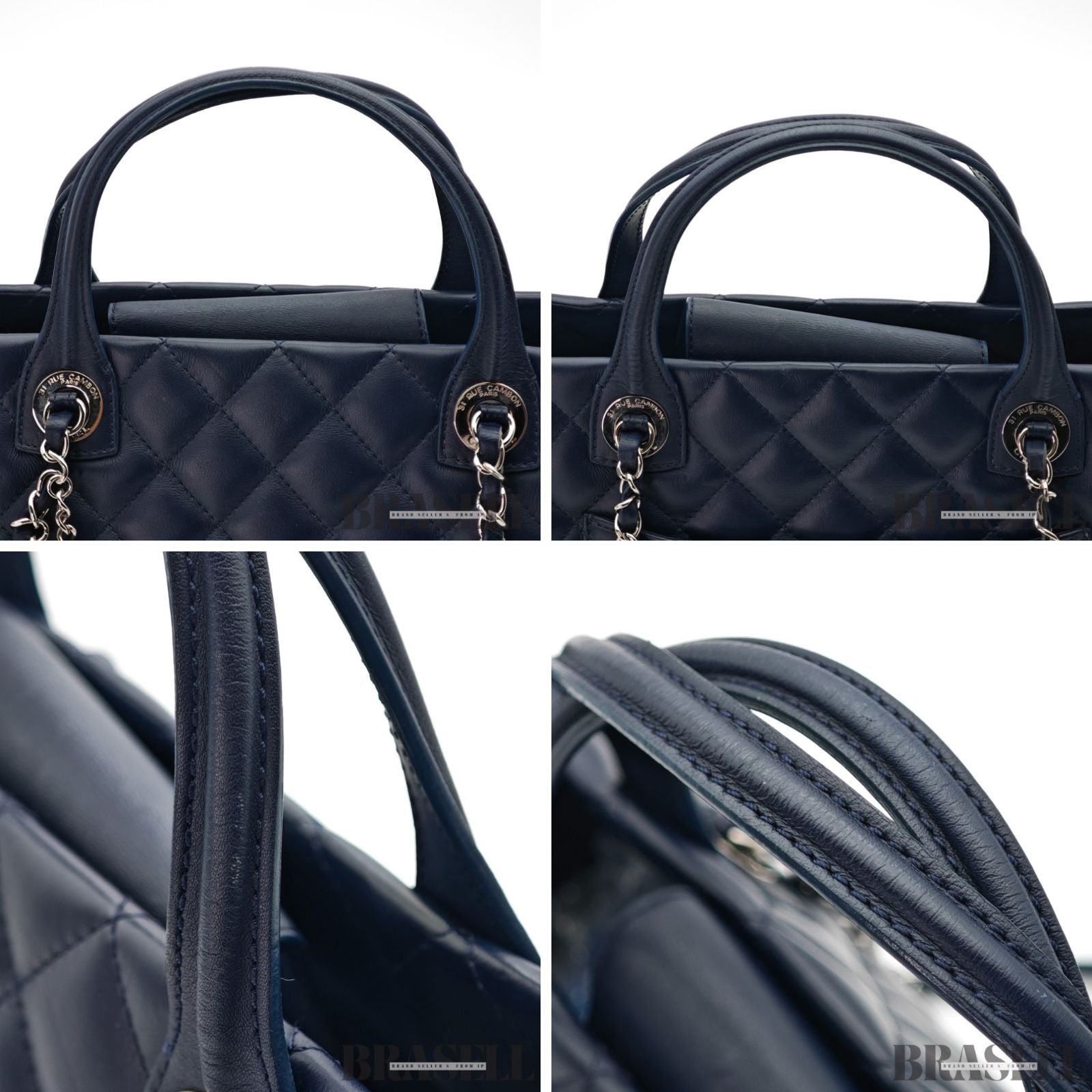 CHANEL Matelasse 2way Chain Shoulder Bag Tote Bag Lambskin 【ImportFeeFREE】