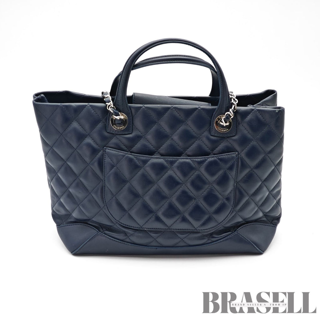 CHANEL Matelasse 2way Chain Shoulder Bag Tote Bag Lambskin 【ImportFeeFREE】