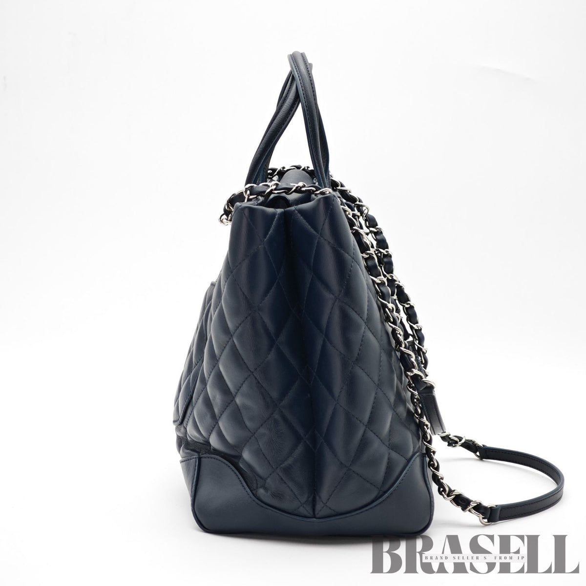 CHANEL Matelasse 2way Chain Shoulder Bag Tote Bag Lambskin 【ImportFeeFREE】