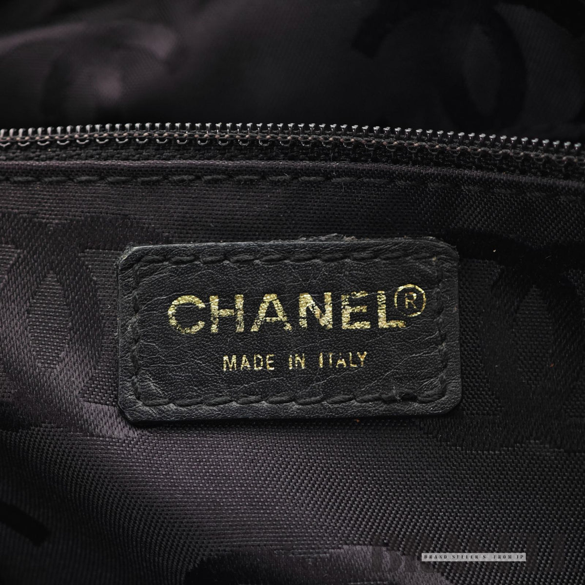 CHANEL Wild Stitch Hand Bag Black Gold Hardware CC Logo 【ImportFeeFREE】
