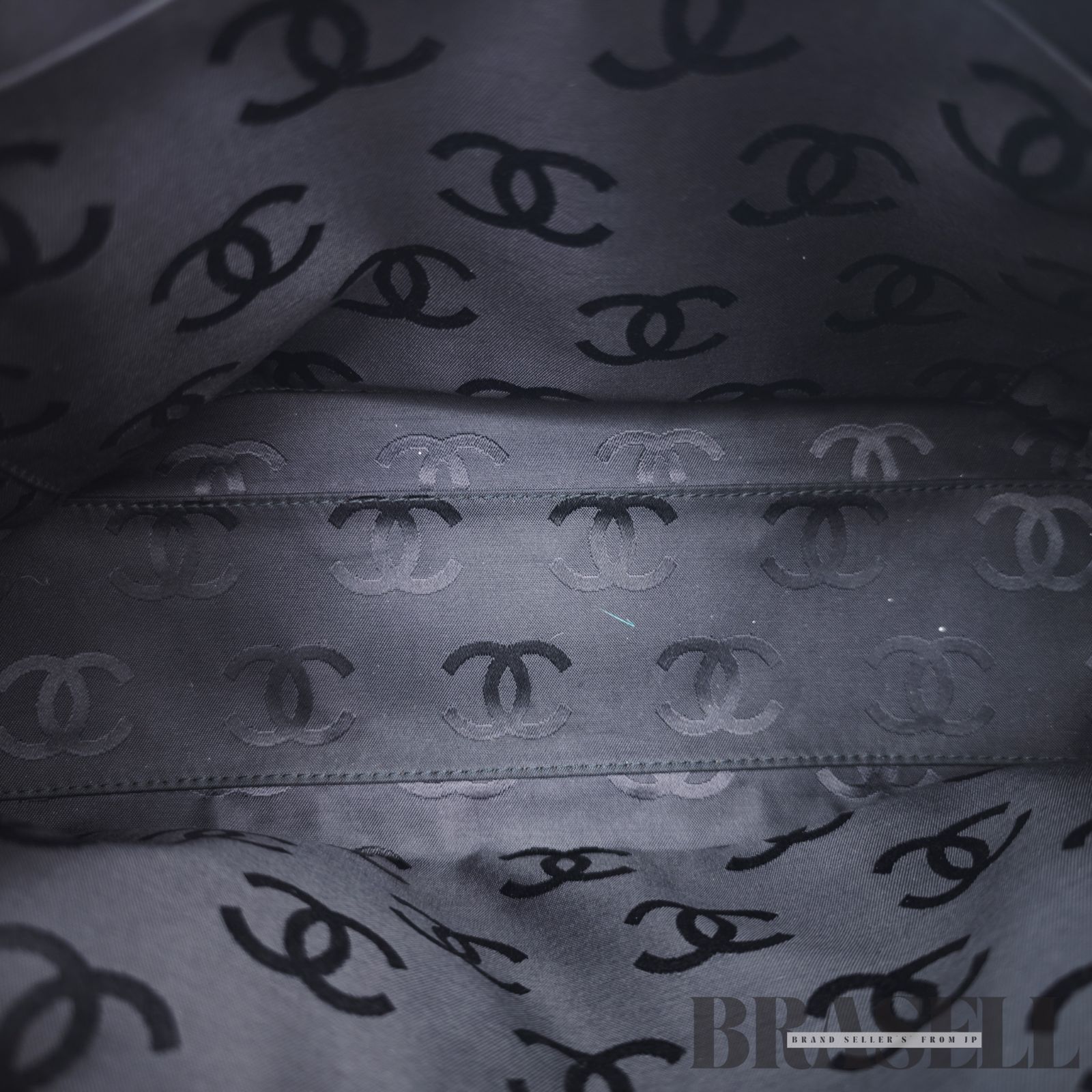 CHANEL Wild Stitch Hand Bag Black Gold Hardware CC Logo 【ImportFeeFREE】