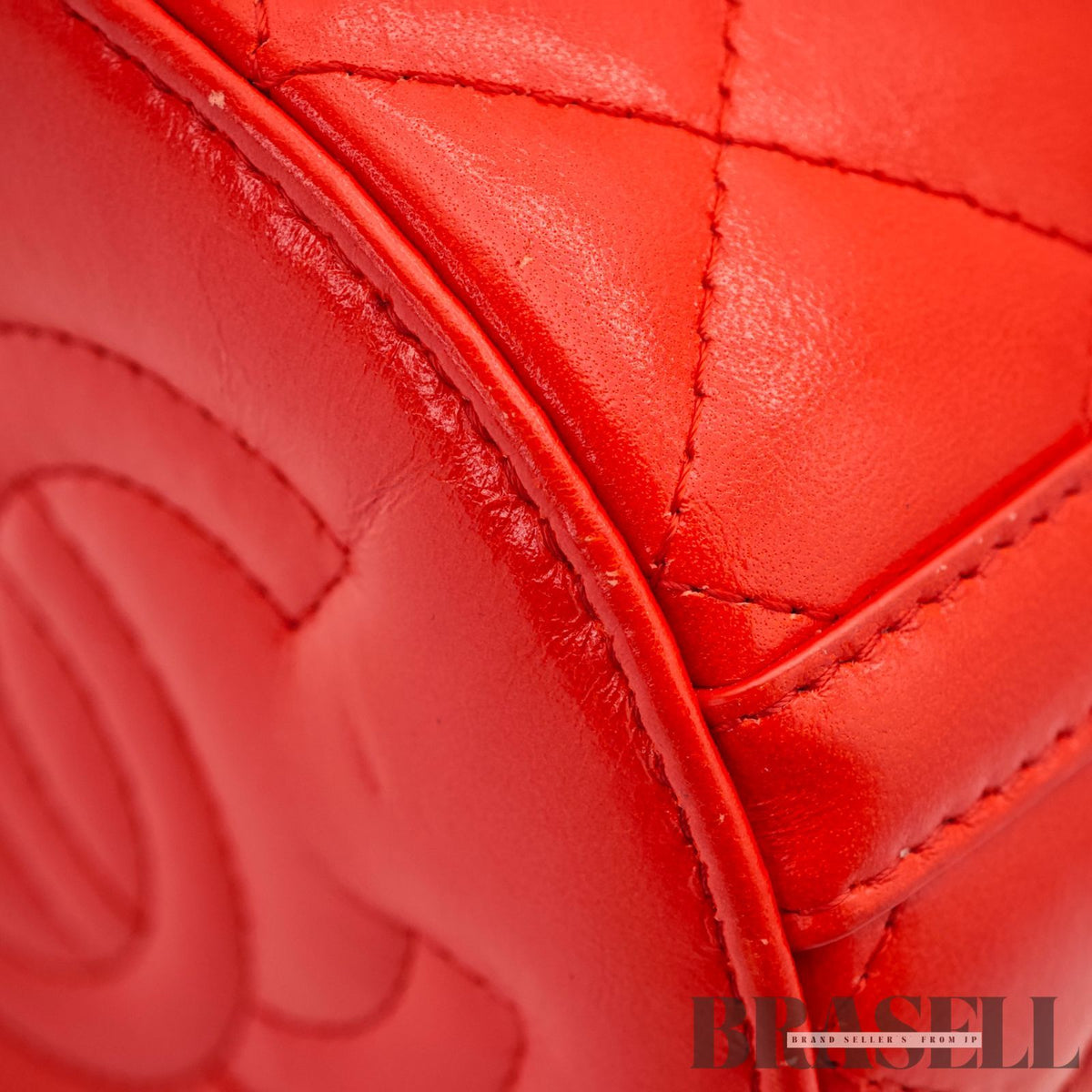 CHANEL Matelasse Vanity 2Way Handbag Shoulder Bag Red Leather 【ImportFeeFREE】
