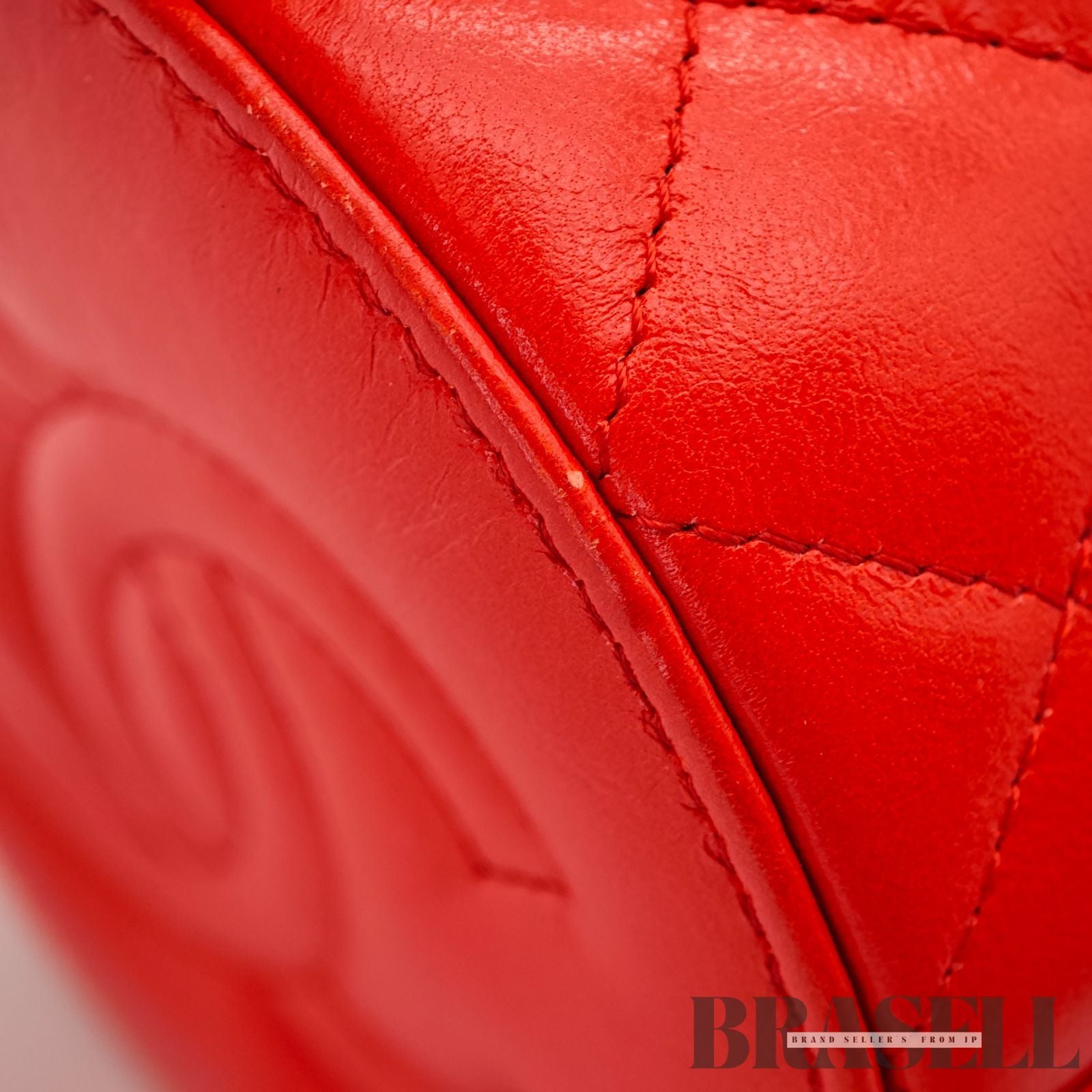 CHANEL Matelasse Vanity 2Way Handbag Shoulder Bag Red Leather 【ImportFeeFREE】
