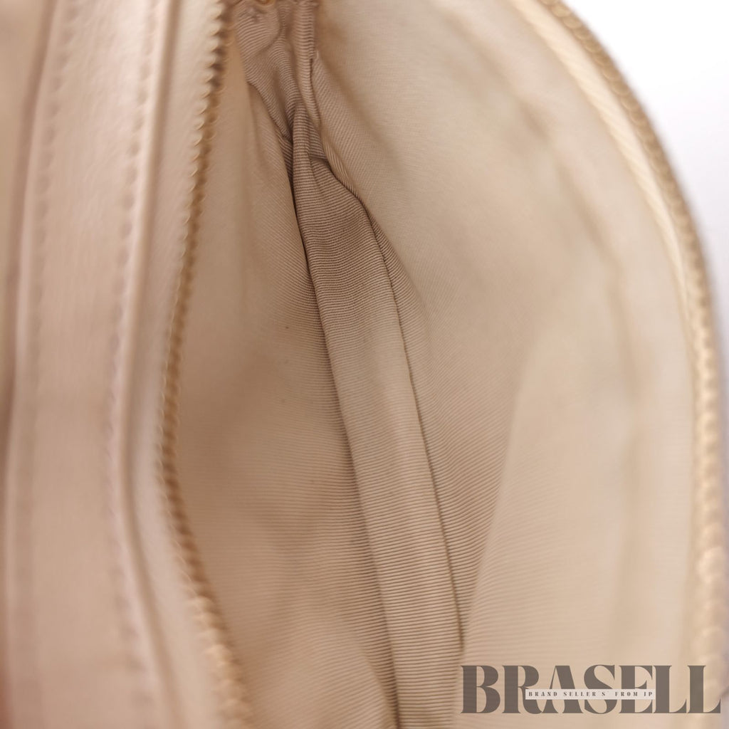 CHANEL Matelasse Waist Bag Bum Bag Mini Bag Lambskin White 【ImportFeeFREE】