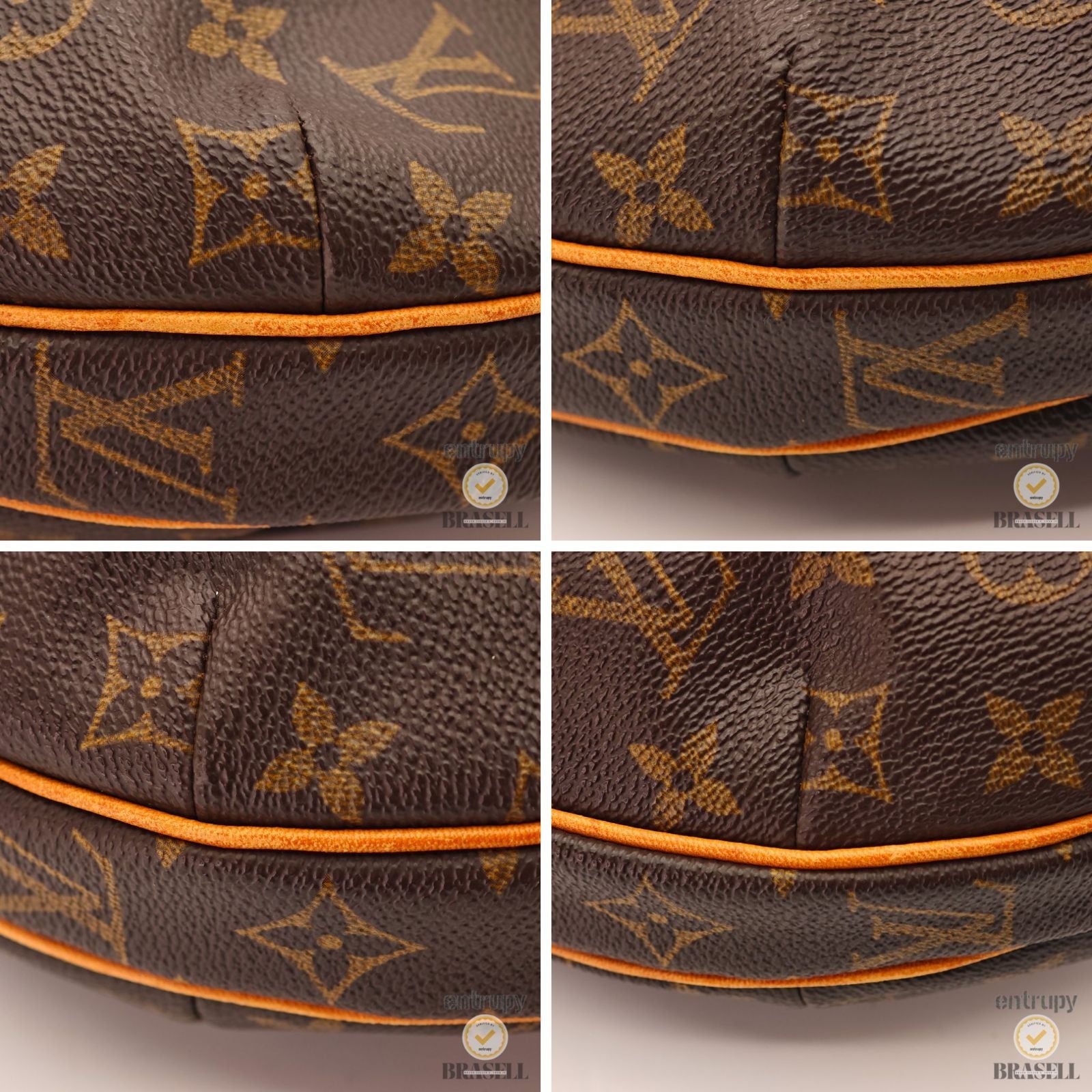 LOUIS VUITTON Croissant MM M51512 Hand Bag Monogram Canvas 【ImportFeeFREE】