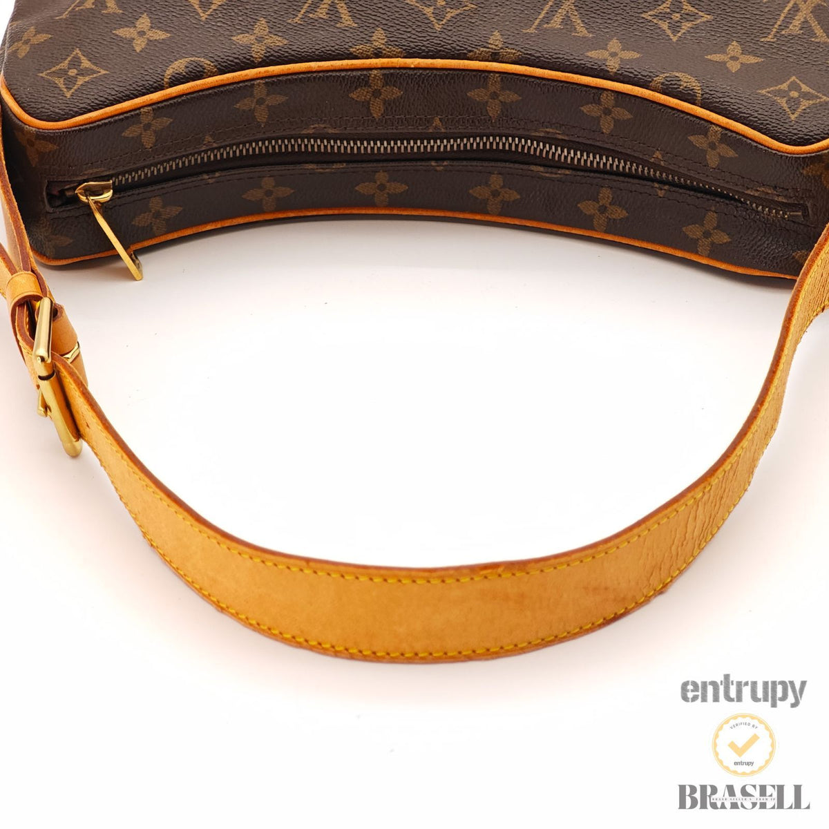 LOUIS VUITTON Croissant MM M51512 Hand Bag Monogram Canvas 【ImportFeeFREE】