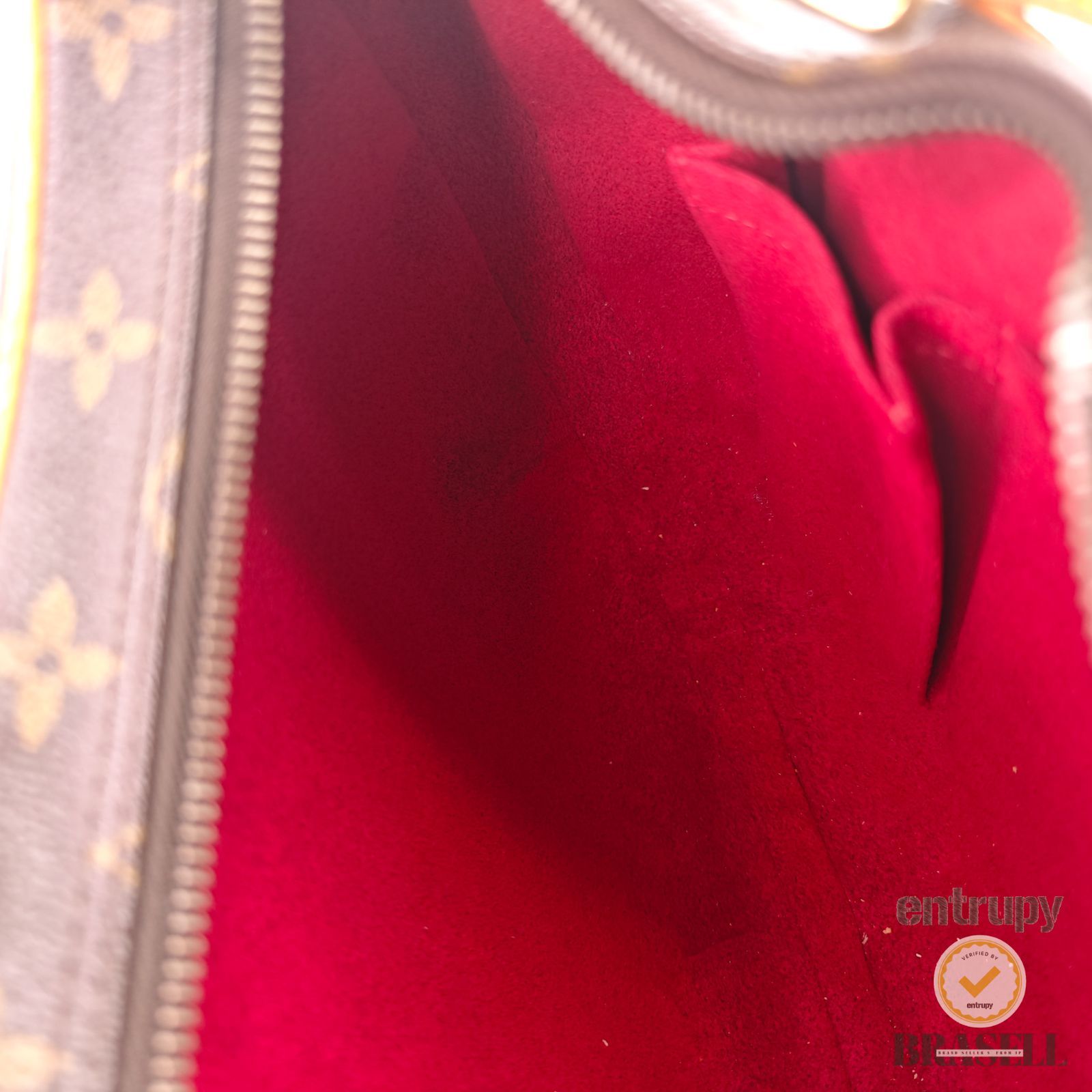 LOUIS VUITTON Croissant MM M51512 Hand Bag Monogram Canvas 【ImportFeeFREE】
