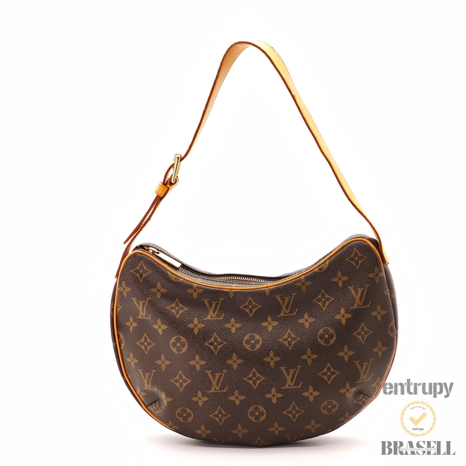 LOUIS VUITTON Croissant MM M51512 Hand Bag Monogram Canvas 【ImportFeeFREE】