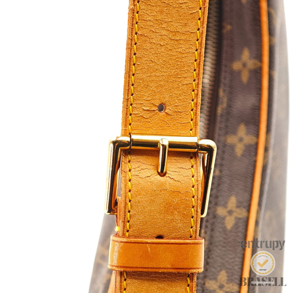 LOUIS VUITTON Croissant MM M51512 Hand Bag Monogram Canvas 【ImportFeeFREE】