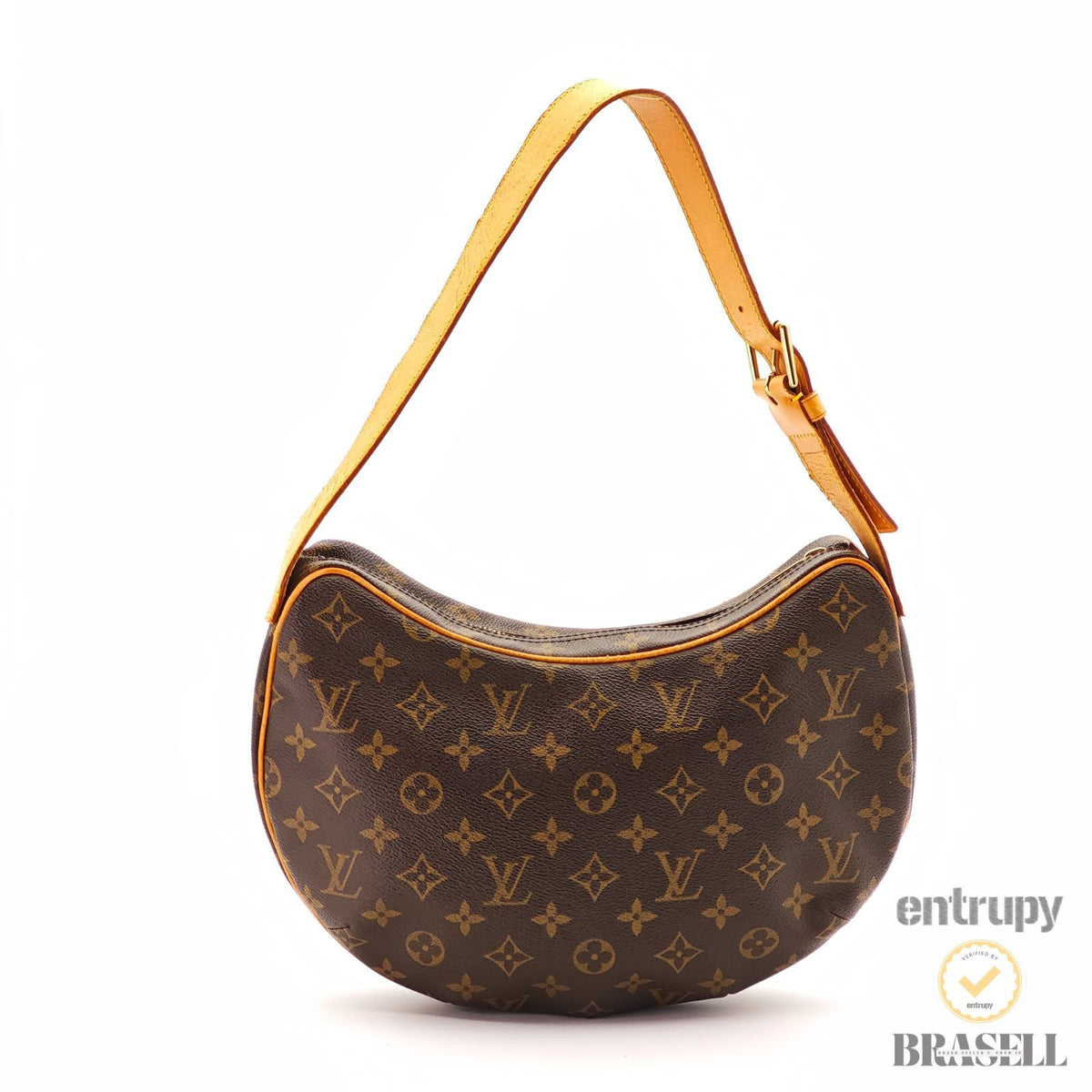 LOUIS VUITTON Croissant MM M51512 Hand Bag Monogram Canvas 【ImportFeeFREE】