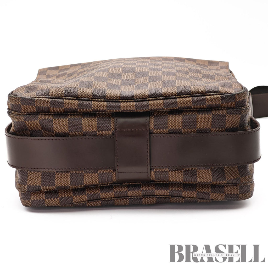 LOUIS VUITTON Damier Naviglio N45255 Shoulder Bag Brown【ImportFeeFREE】