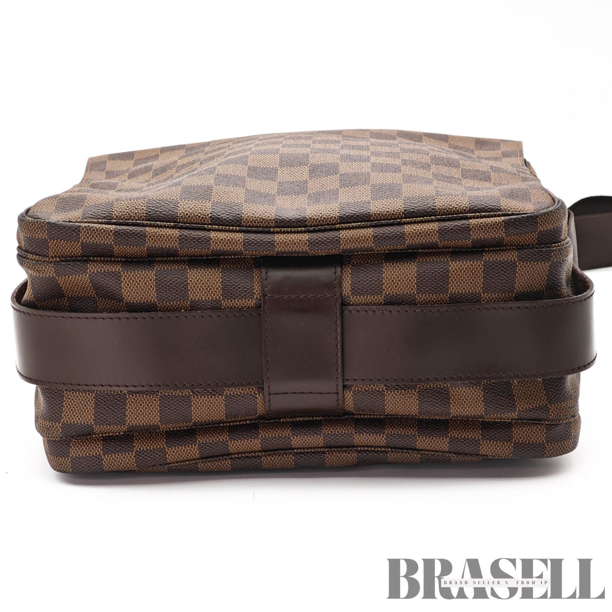 LOUIS VUITTON Damier Naviglio N45255 Shoulder Bag Brown【ImportFeeFREE】