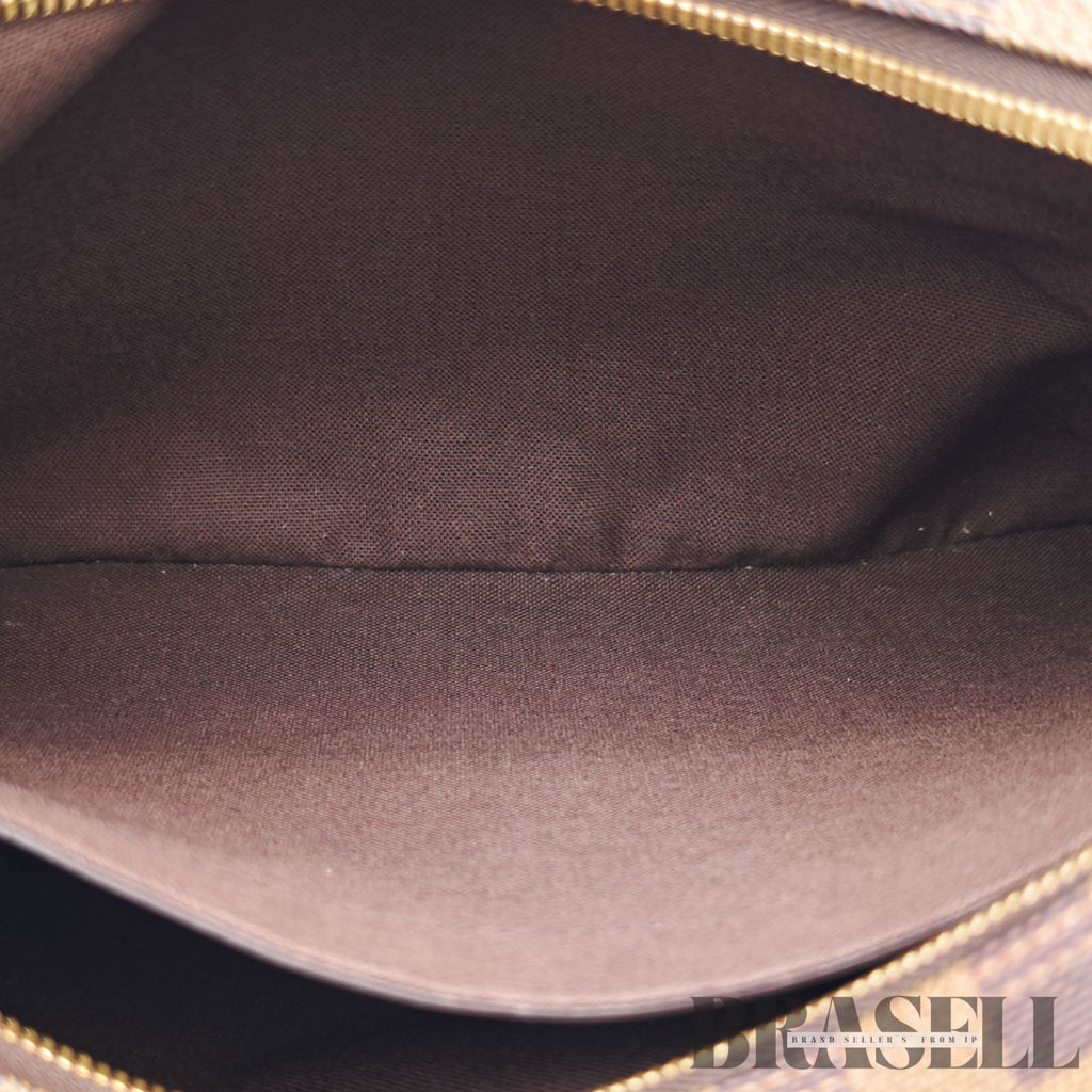 LOUIS VUITTON Damier Naviglio N45255 Shoulder Bag Brown【ImportFeeFREE】