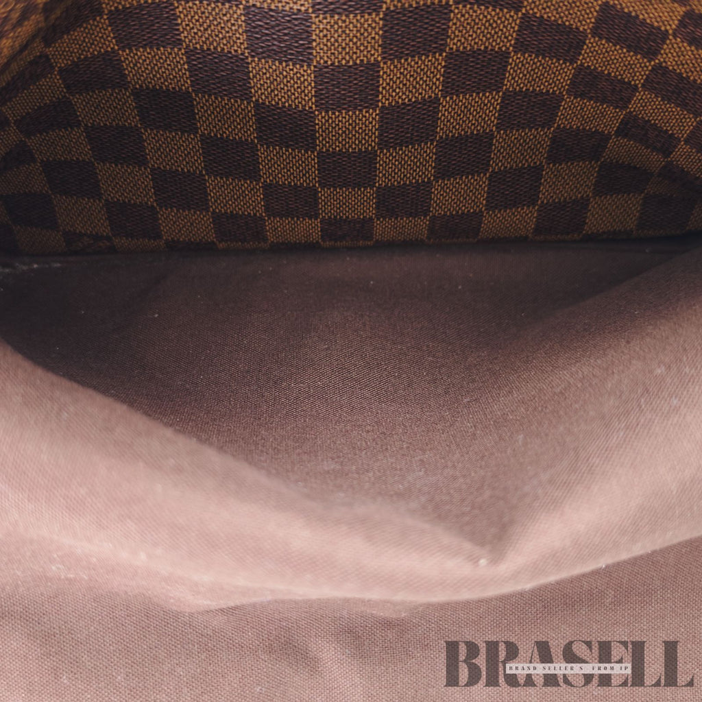 LOUIS VUITTON Damier Naviglio N45255 Shoulder Bag Brown【ImportFeeFREE】