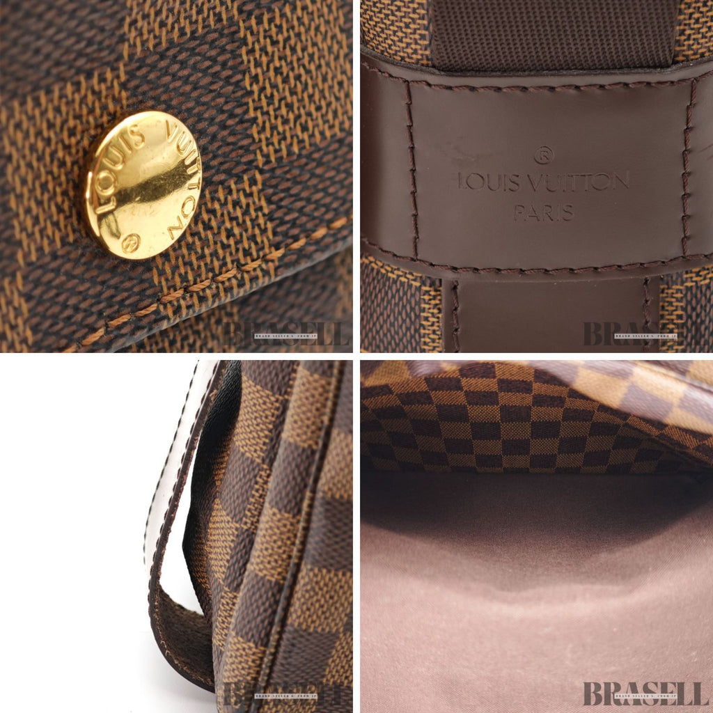 LOUIS VUITTON Damier Naviglio N45255 Shoulder Bag Brown【ImportFeeFREE】