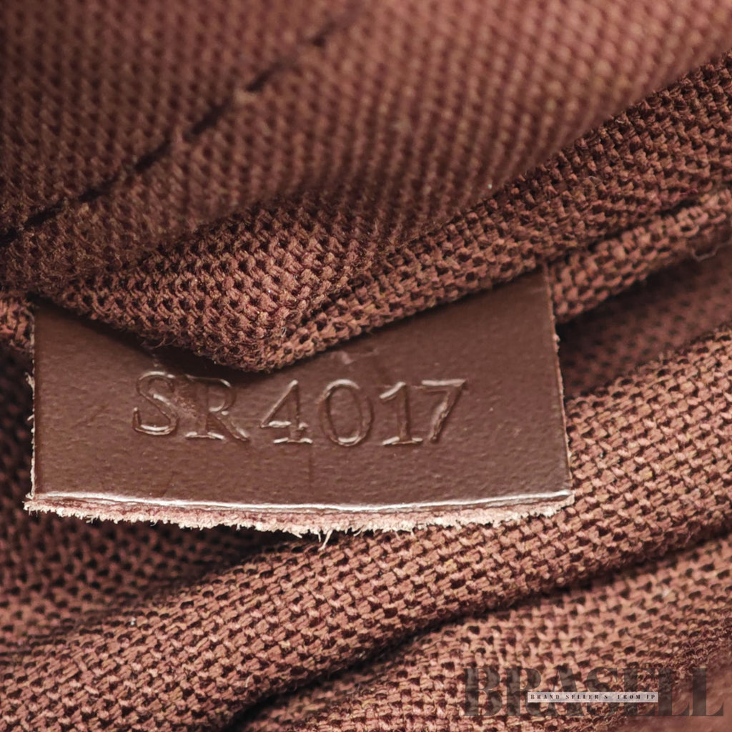 LOUIS VUITTON Damier Naviglio N45255 Shoulder Bag Brown【ImportFeeFREE】
