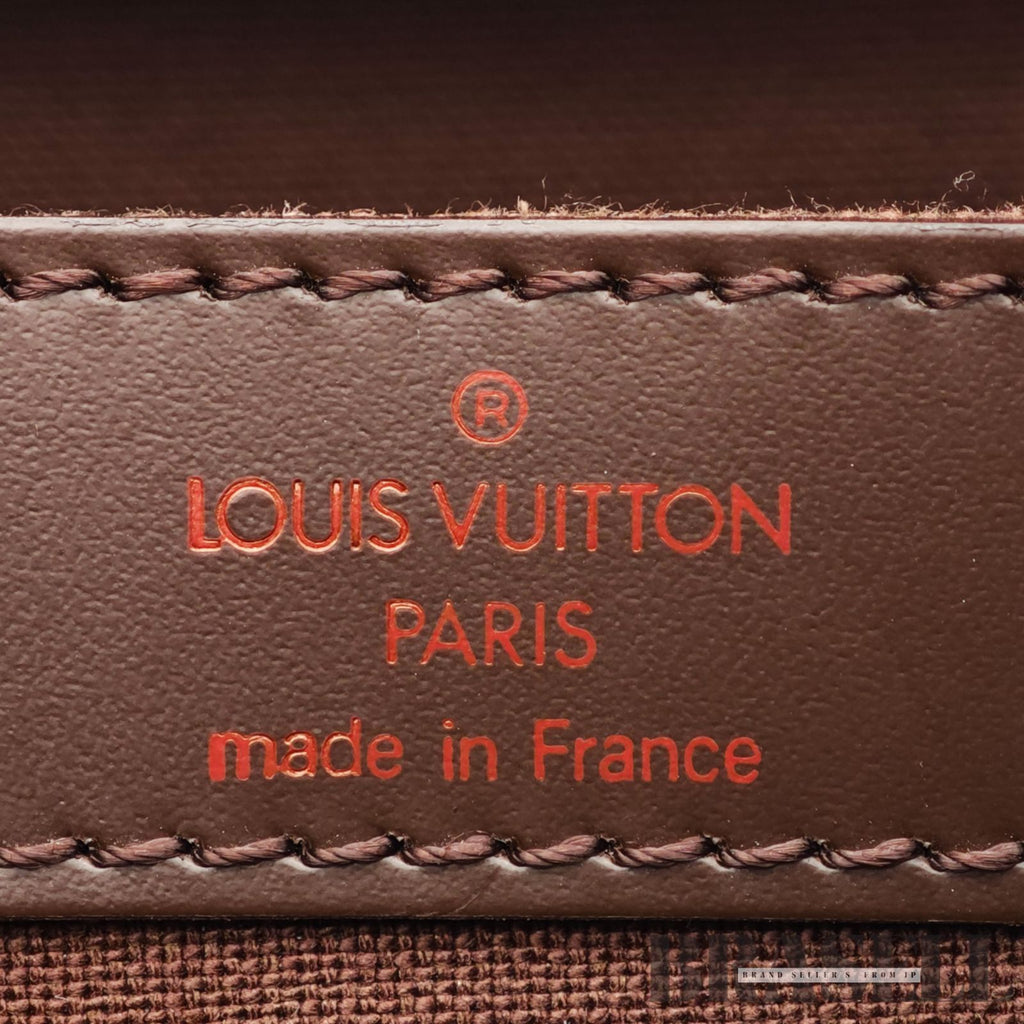 LOUIS VUITTON Damier Naviglio N45255 Shoulder Bag Brown【ImportFeeFREE】