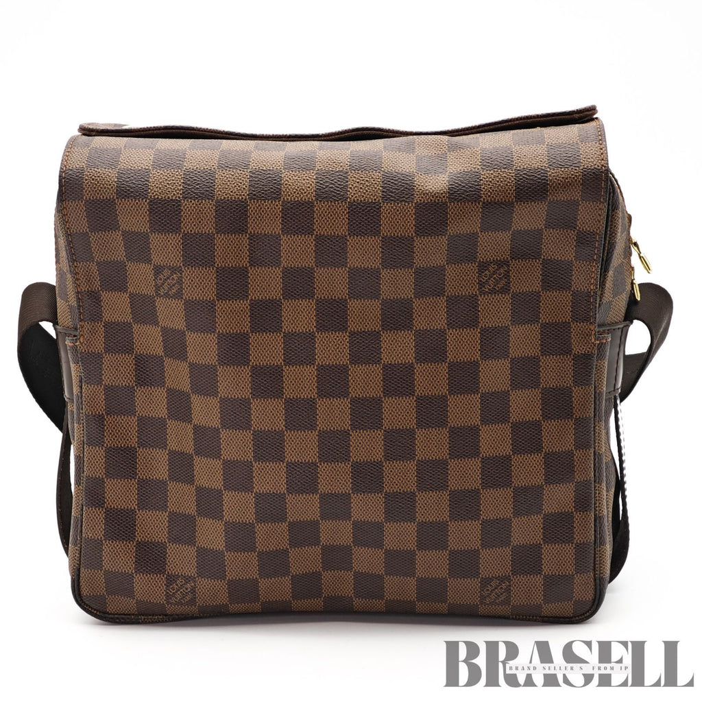LOUIS VUITTON Damier Naviglio N45255 Shoulder Bag Brown【ImportFeeFREE】