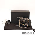CHANEL Matelasse Lambskin Chain Flap Shoulder Bag Black Women's【ImportFeeFREE】