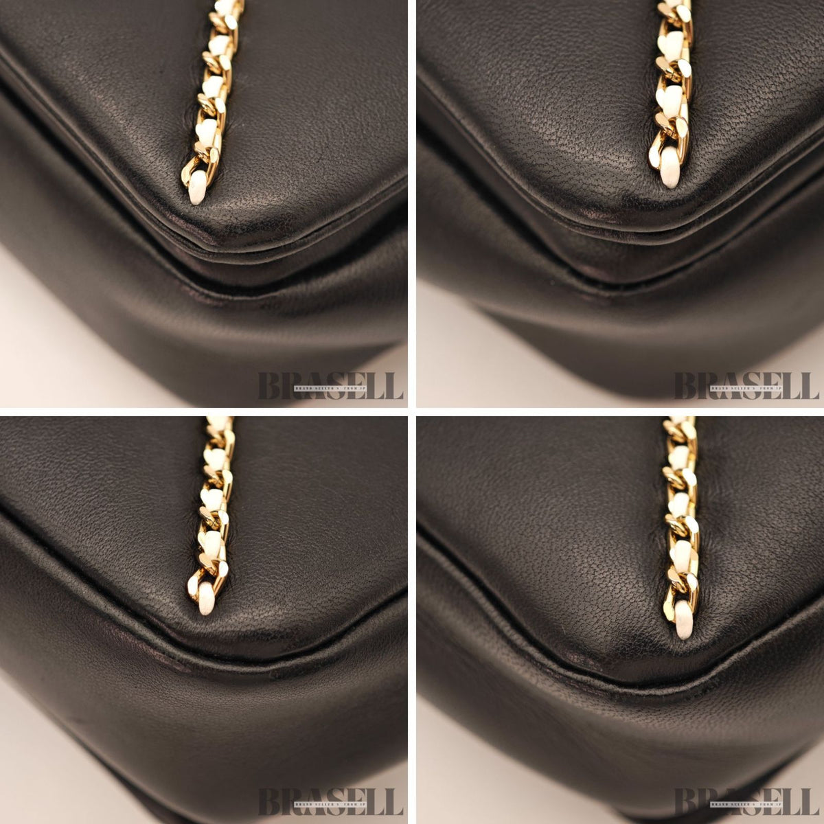 CHANEL Matelasse Lambskin Chain Flap Shoulder Bag Black Women's【ImportFeeFREE】