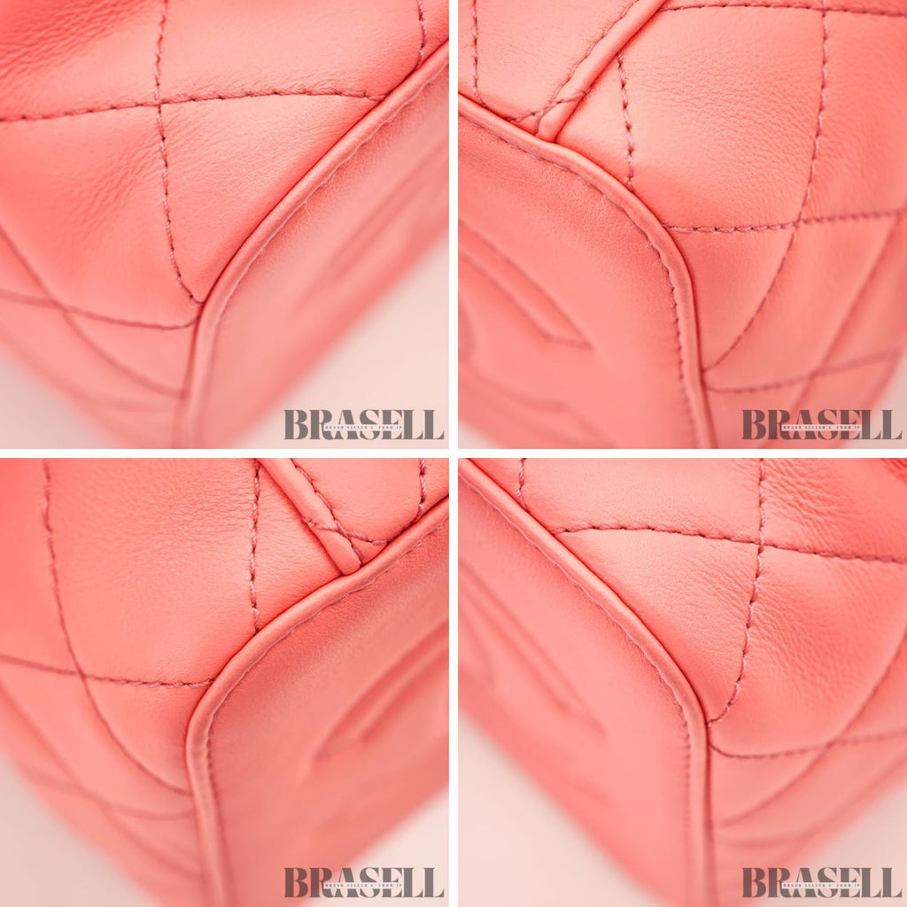 CHANEL Matelasse Vanity 2-Way Handbag Shoulder Bag Pink Women's【ImportFeeFREE】