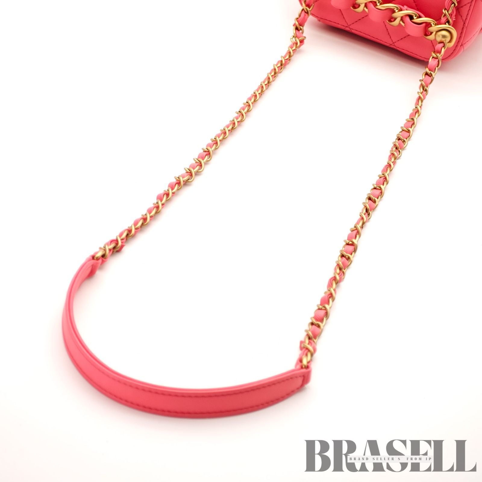 CHANEL Matelasse Vanity 2-Way Handbag Shoulder Bag Pink Women's【ImportFeeFREE】