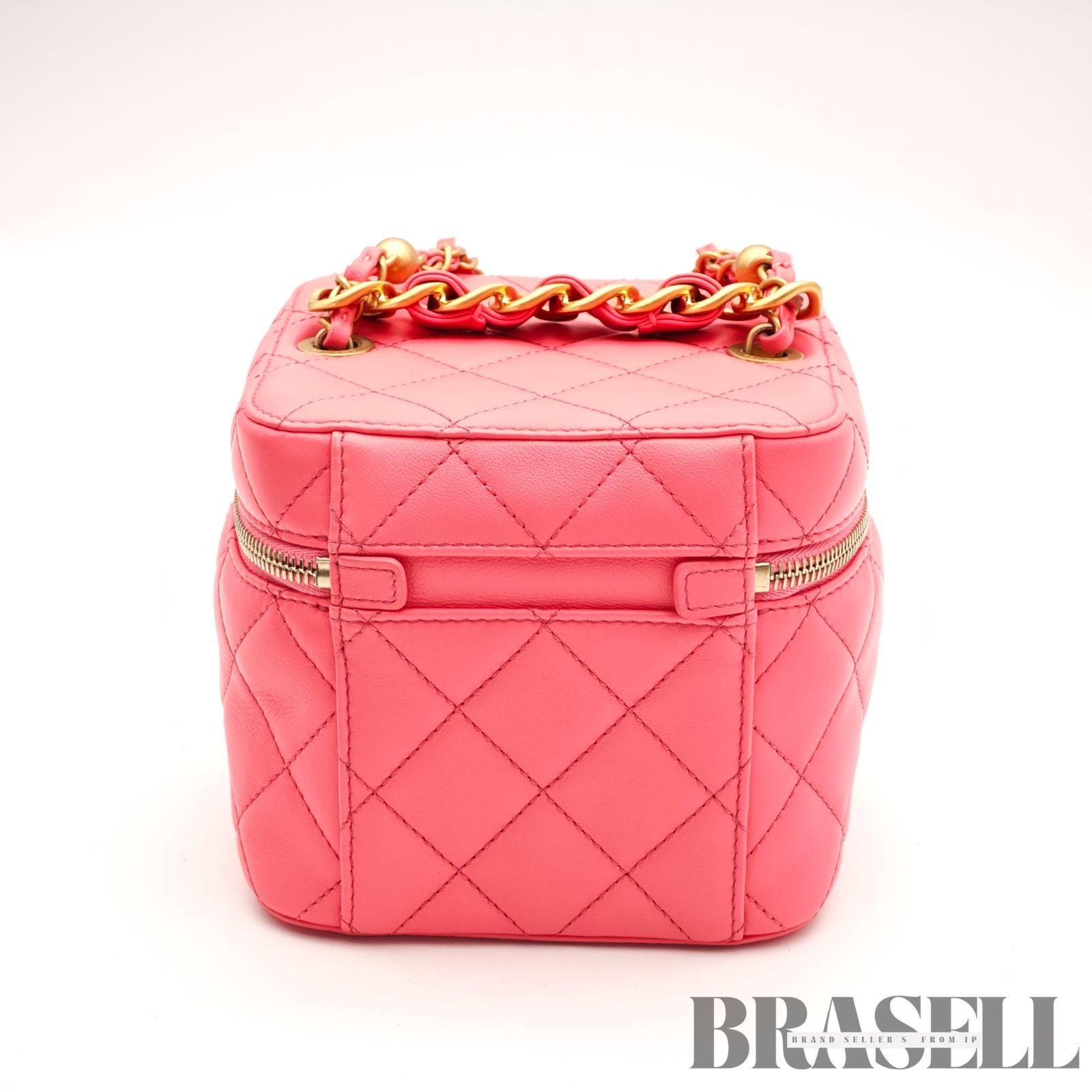 CHANEL Matelasse Vanity 2-Way Handbag Shoulder Bag Pink Women's【ImportFeeFREE】